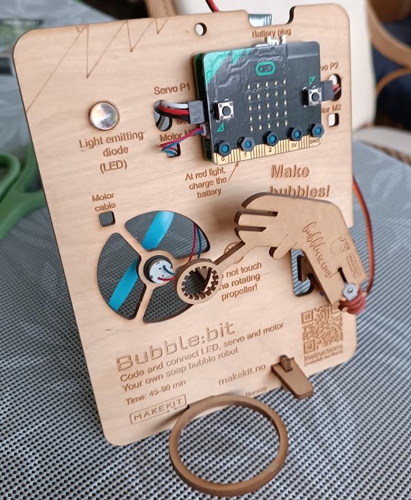 micro:bit buborékfújó (Bubble.bit) a Maker Műhelyben